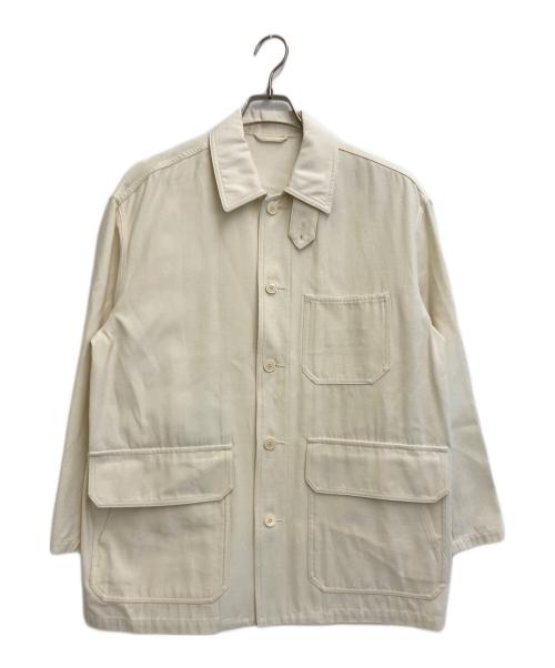 YLEVE（イレーヴ）YLEVE (イレーヴ) ビスコース コットン カバーオールジャケット ホワイト サイズ:1の古着・服飾アイテム