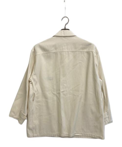 YLEVE（イレーヴ）YLEVE (イレーヴ) ビスコース コットン カバーオールジャケット ホワイト サイズ:1の古着・服飾アイテム