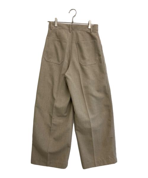 YLEVE（イレーヴ）YLEVE (イレーヴ) RECYCLE POLYESTER TROUSERS ベージュ サイズ:1の古着・服飾アイテム