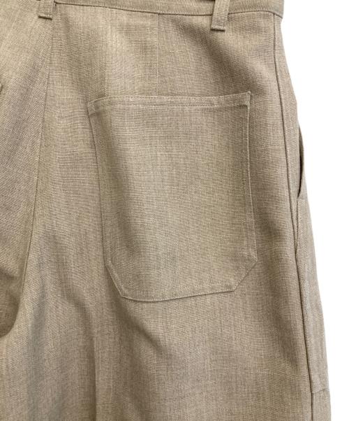 YLEVE（イレーヴ）YLEVE (イレーヴ) RECYCLE POLYESTER TROUSERS ベージュ サイズ:1の古着・服飾アイテム