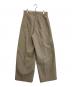 YLEVE (イレーヴ) RECYCLE POLYESTER TROUSERS ベージュ サイズ:1：15000円