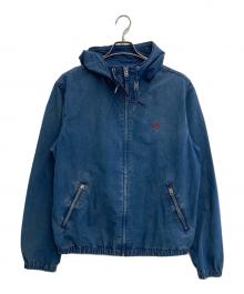 POLO RALPH LAUREN（ポロ・ラルフローレン）の古着「フーディ―デニムジップブルゾン」｜インディゴ