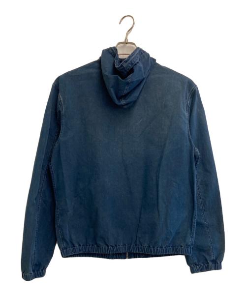 POLO RALPH LAUREN（ポロ・ラルフローレン）POLO RALPH LAUREN (ポロ・ラルフローレン) フーディ―デニムジップブルゾン インディゴ サイズ:Mの古着・服飾アイテム