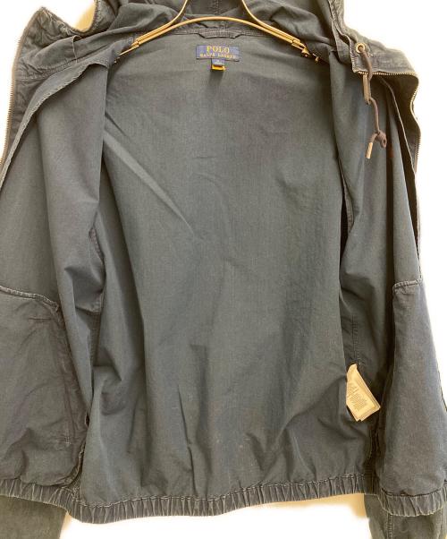 POLO RALPH LAUREN（ポロ・ラルフローレン）POLO RALPH LAUREN (ポロ・ラルフローレン) フーディ―デニムジップブルゾン インディゴ サイズ:Mの古着・服飾アイテム