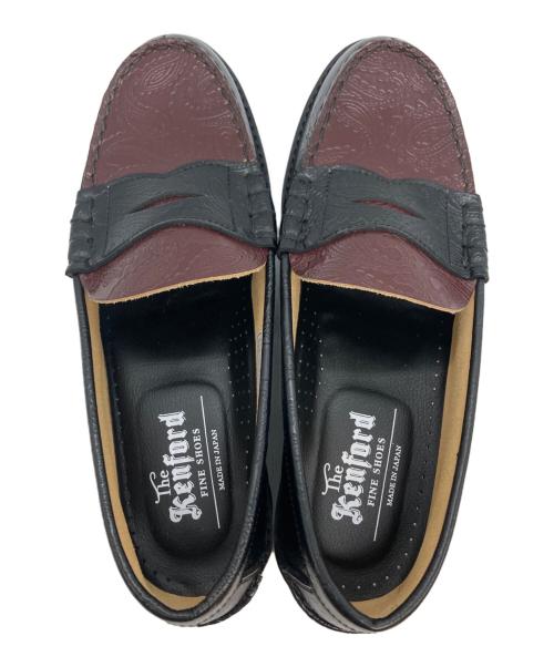 THE KENFORD（ケンフォード）the kenford (ケンフォード) コインローファー ブラウン×ブラック サイズ:SIZE 24cmの古着・服飾アイテム