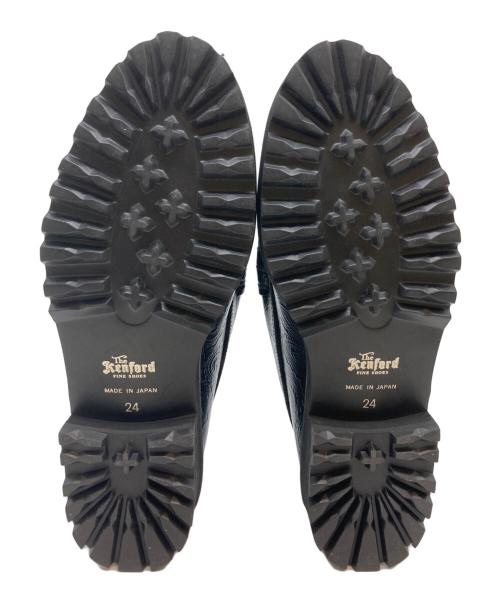 THE KENFORD（ケンフォード）the kenford (ケンフォード) コインローファー ブラウン×ブラック サイズ:SIZE 24cmの古着・服飾アイテム