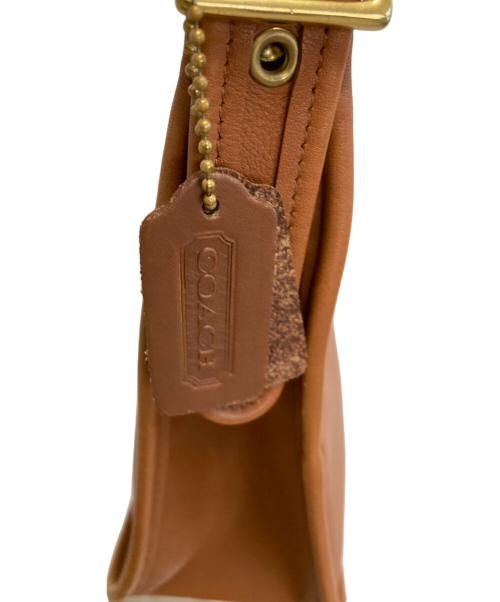 COACH（コーチ）COACH (コーチ) マシュー レザーショルダーバッグ ブラウンの古着・服飾アイテム