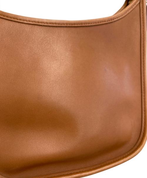 COACH（コーチ）COACH (コーチ) マシュー レザーショルダーバッグ ブラウンの古着・服飾アイテム