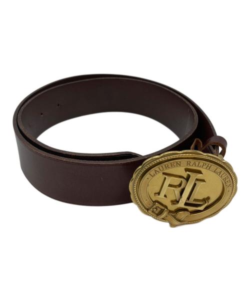 LAUREN RALPH LAUREN（ローレンラルフローレン）LAUREN RALPH LAUREN (ローレンラルフローレン) レザーベルト ブラウンの古着・服飾アイテム