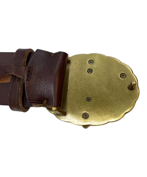 LAUREN RALPH LAUREN（ローレンラルフローレン）LAUREN RALPH LAUREN (ローレンラルフローレン) レザーベルト ブラウンの古着・服飾アイテム