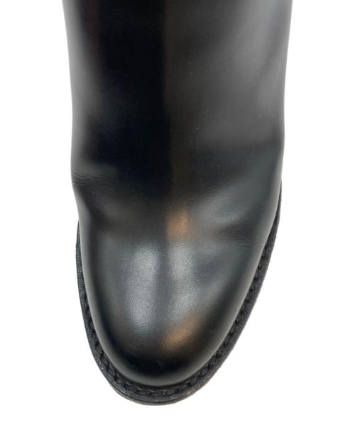 VALENTINO GARAVANI（ヴァレンティノ・ガラヴァーニ）VALENTINO GARAVANI (ヴァレンティノ・ガラヴァーニ) スタッズブーツ ブラック サイズ:SIZE 38 2/1の古着・服飾アイテム
