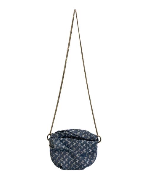 JIMMY CHOO（ジミーチュウ）JIMMY CHOO (ジミーチュウ) BONNY BONNYAHK ショルダーバッグ ブルーの古着・服飾アイテム