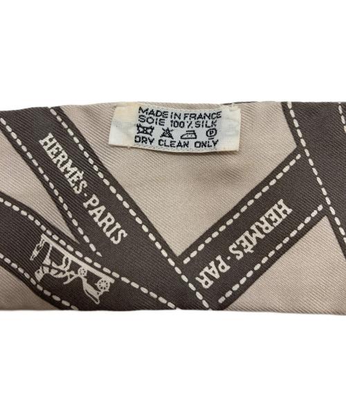 HERMES（エルメス）HERMES (エルメス) ツィリー ボルディック リボン ベージュの古着・服飾アイテム