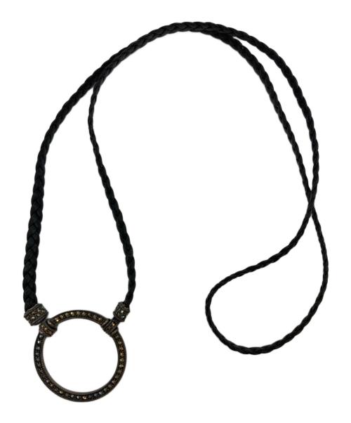 La Loop（ラループ）La Loop (ラループ) グラスホルダー ネックレス ブラックの古着・服飾アイテム