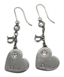 Christian Dior（クリスチャン ディオール）の古着「ハートモチーフピアス」｜シルバー