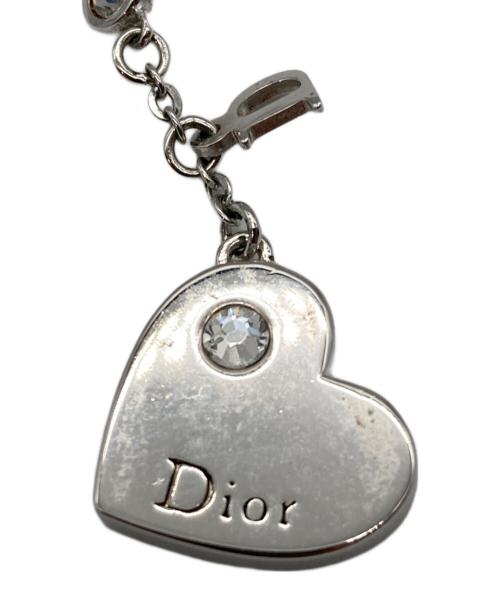 Christian Dior（クリスチャン ディオール）Christian Dior (クリスチャン ディオール) ハートモチーフピアス シルバーの古着・服飾アイテム