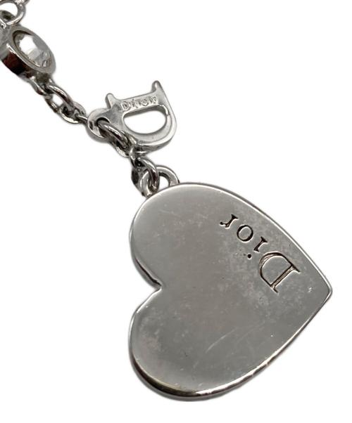 Christian Dior（クリスチャン ディオール）Christian Dior (クリスチャン ディオール) ハートモチーフピアス シルバーの古着・服飾アイテム