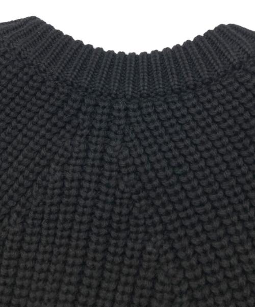 BATONER（バトナ―）BATONER (バトナ―) SIGNATURE CREW NECK D.Gray ブラック サイズ:2の古着・服飾アイテム