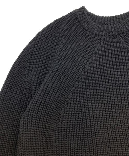 BATONER（バトナ―）BATONER (バトナ―) SIGNATURE CREW NECK D.Gray ブラック サイズ:2の古着・服飾アイテム