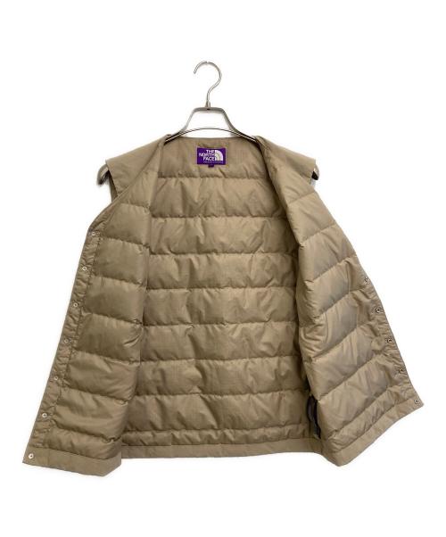 THE NORTHFACE PURPLELABEL（ザ・ノースフェイス パープルレーベル）THE NORTHFACE PURPLELABEL (ザ・ノースフェイス パープルレーベル) Down Vest ベージュ サイズ:Mの古着・服飾アイテム