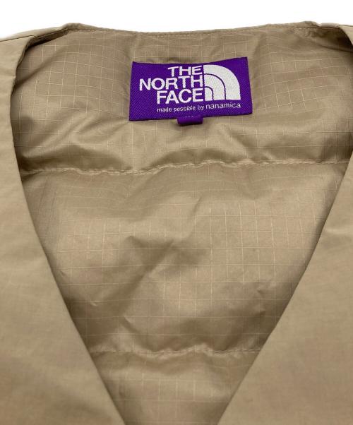 THE NORTHFACE PURPLELABEL（ザ・ノースフェイス パープルレーベル）THE NORTHFACE PURPLELABEL (ザ・ノースフェイス パープルレーベル) Down Vest ベージュ サイズ:Mの古着・服飾アイテム