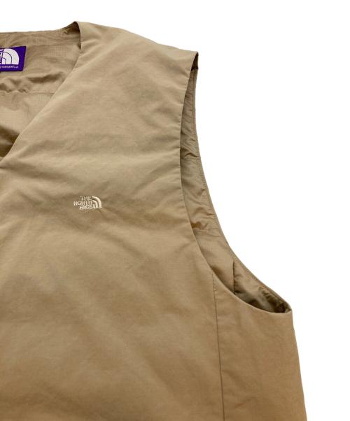 THE NORTHFACE PURPLELABEL（ザ・ノースフェイス パープルレーベル）THE NORTHFACE PURPLELABEL (ザ・ノースフェイス パープルレーベル) Down Vest ベージュ サイズ:Mの古着・服飾アイテム