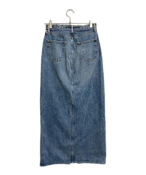 Whim Gazette（ウィムガゼット）Whim Gazette (ウィムガゼット) デニムスリットスカート インディゴ サイズ:SIZE M (38)の古着・服飾アイテム