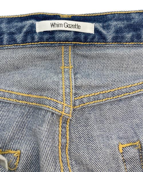 Whim Gazette（ウィムガゼット）Whim Gazette (ウィムガゼット) デニムスリットスカート インディゴ サイズ:SIZE M (38)の古着・服飾アイテム