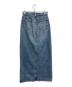 Whim Gazette (ウィムガゼット) デニムスリットスカート インディゴ サイズ:SIZE M (38)：14000円