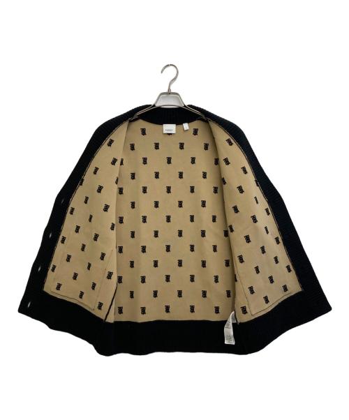 BURBERRY（バーバリー）BURBERRY (バーバリー) TBモノグラム ニット カーディガン ブラック サイズ:Sの古着・服飾アイテム