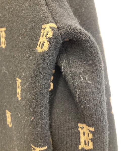 BURBERRY（バーバリー）BURBERRY (バーバリー) TBモノグラム ニット カーディガン ブラック サイズ:Sの古着・服飾アイテム
