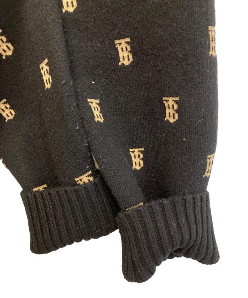BURBERRY（バーバリー）BURBERRY (バーバリー) TBモノグラム ニット カーディガン ブラック サイズ:Sの古着・服飾アイテム