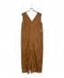 Ameri（アメリ）の古着「CHLOE V NECK ROMPERS」｜ブラウン
