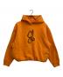 MONCLER（モンクレール）の古着「刺繍ロゴパーカー」｜オレンジ
