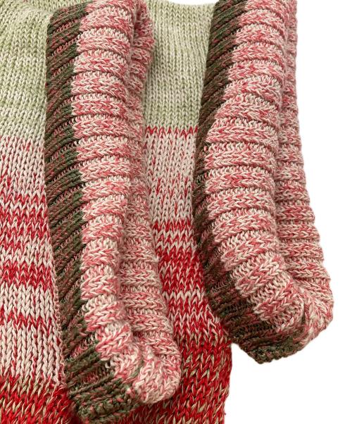 Vivienne Westwood（ヴィヴィアンウエストウッド）Vivienne Westwood (ヴィヴィアンウエストウッド) ダメージニット半袖カーディガン マルチカラー サイズ:00の古着・服飾アイテム