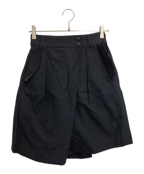 tactor（タクター）tactor (タクター) wrapped short trouser ブラックの古着・服飾アイテム