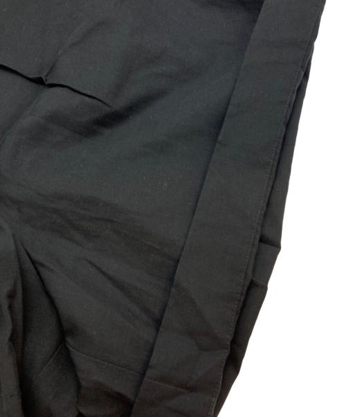 tactor（タクター）tactor (タクター) wrapped short trouser ブラックの古着・服飾アイテム