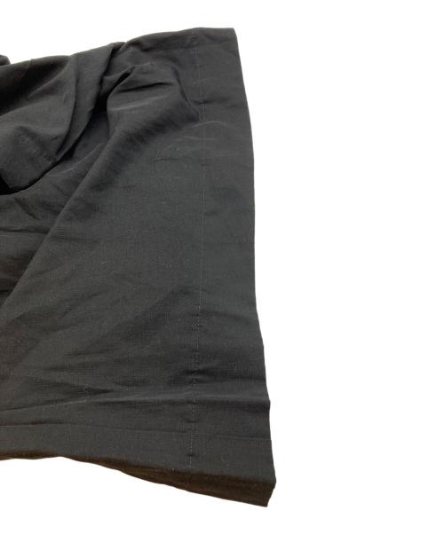 tactor（タクター）tactor (タクター) wrapped short trouser ブラックの古着・服飾アイテム