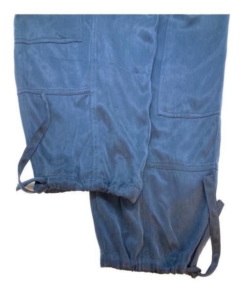 GANNI（ガニー）Ganni (ガニー) WASHED SATIN PANTS ネイビー サイズ:36の古着・服飾アイテム