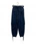 Ganni（ガニー）の古着「WASHED SATIN PANTS」｜ネイビー