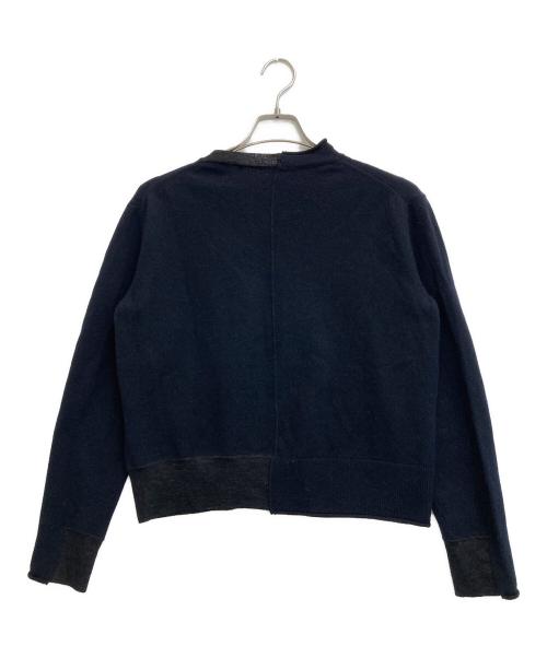 CELINE（セリーヌ）CELINE (セリーヌ) カシミヤブレンドニット ネイビー サイズ:Sの古着・服飾アイテム