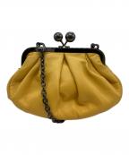 Max Mara WEEK END LINE×PASTICCINOマックスマーラ ウイークエンドライン×）の古着「PASTICCINO がま口ショルダーバッグ」｜イエロー