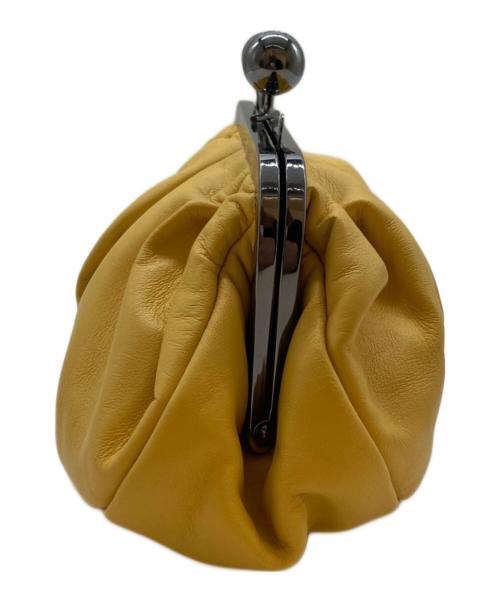 Max Mara WEEK END LINE（マックスマーラ ウイークエンドライン）MAX MARA WEEK END LINE (マックスマーラ ウイークエンドライン) PASTICCINO PASTICCINO がま口ショルダーバッグ イエローの古着・服飾アイテム
