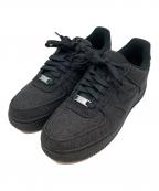 NIKEナイキ）の古着「Air Force 1 Low ‘07 LV8 “Black Denim”」｜ブラック