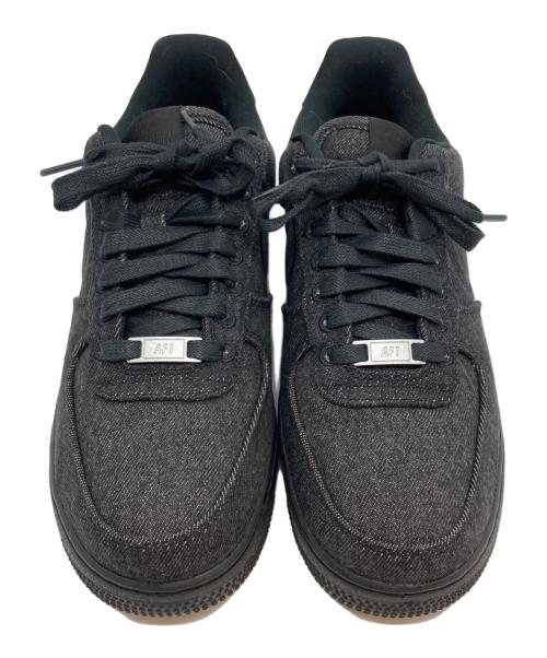NIKE（ナイキ）NIKE (ナイキ) Air Force 1 Low ‘07 LV8 “Black Denim” ブラック サイズ:SIZE 26cmの古着・服飾アイテム