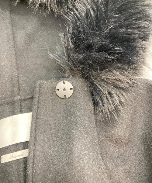 CELFORD（セルフォード）CELFORD (セルフォード) ファーポンチョコート ブラック サイズ:SIZE Freeの古着・服飾アイテム