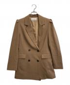 eimy istoireエイミーイストワール）の古着「リボンベルトテーラードジャケット」｜ベージュ