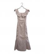 Deicyデイシー）の古着「ランダムハートフリルワンピース」｜ピンク