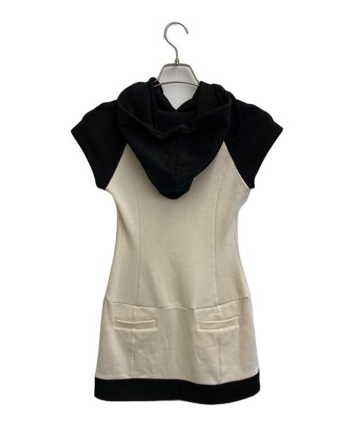 ANDMARY（アンドマリー）ANDMARY (アンドマリー) 半袖パーカー ホワイト サイズ:SIZE Freeの古着・服飾アイテム