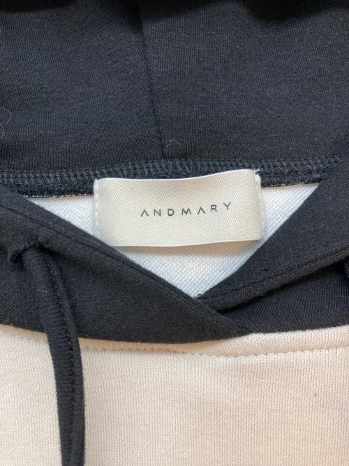 ANDMARY（アンドマリー）ANDMARY (アンドマリー) 半袖パーカー ホワイト サイズ:SIZE Freeの古着・服飾アイテム